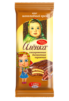 Пирожное Аленка шоколадный крем, 40 гр