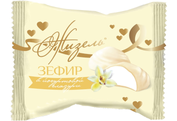 Зефир  Жизель в йогуртовой глазури с ароматом ванили 